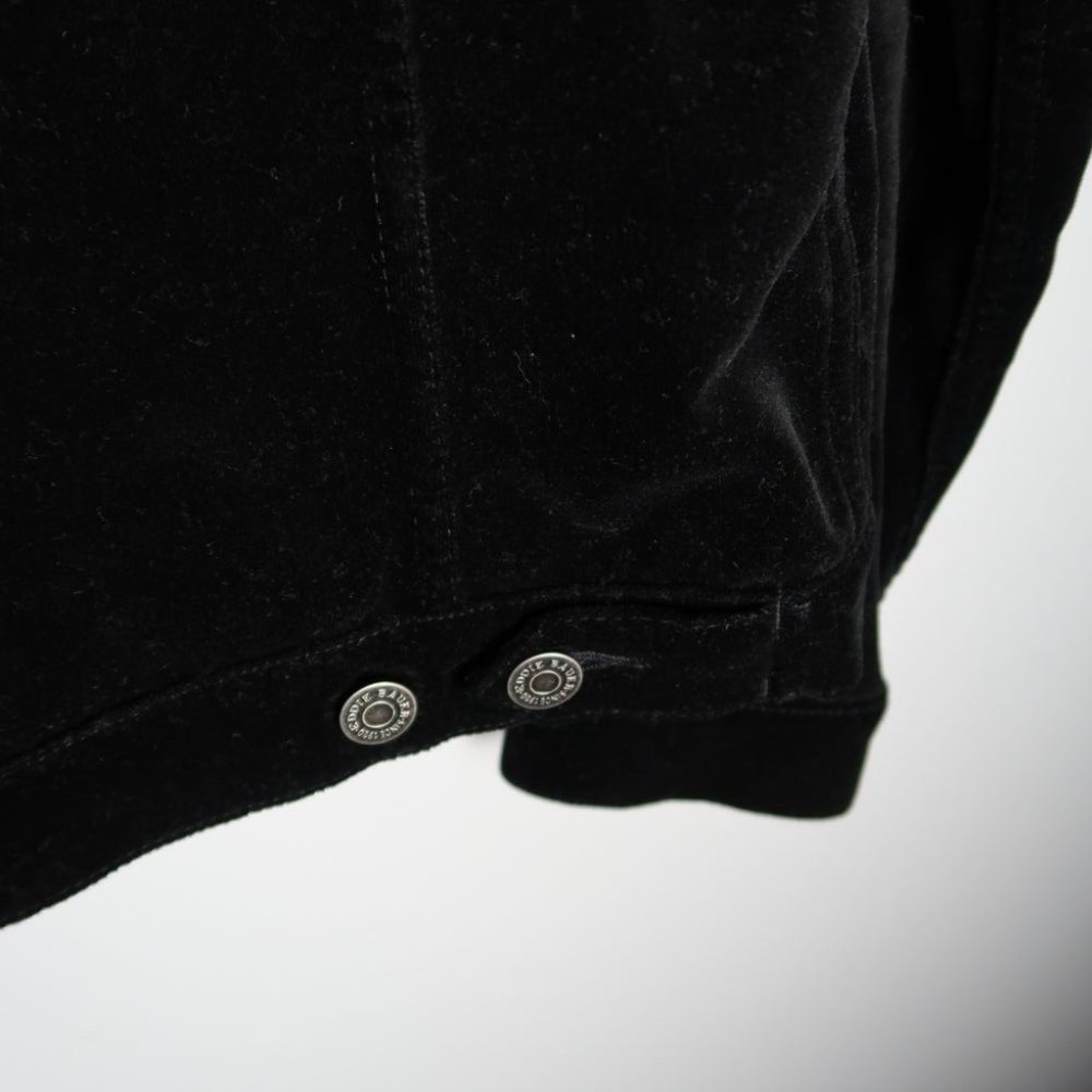 Eddie Bauer Black Suede Jacket Sz S - Picture 7 of 8